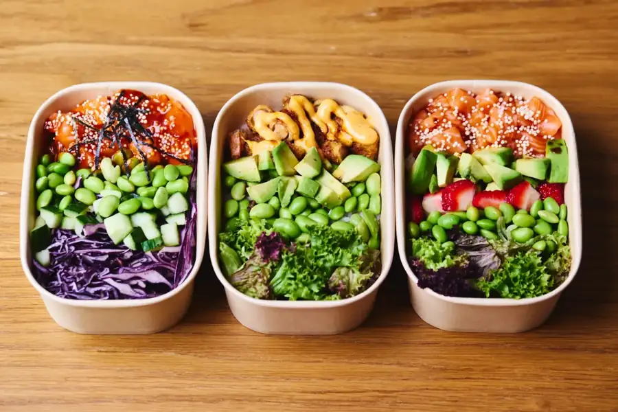Poke bowls